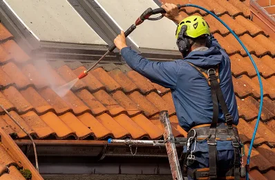 Démoussage et hydrofuge de toiture à Vellefaux